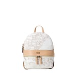 Alviero Martini Prima Classe Blanc Cuir Synthétique Femmes Sac à Dos Authentique