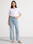 Lindex WIDE Hanna cropped jeans med lätt stretch