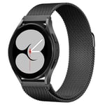 Milanese Loop för Samsung Galaxy Watch 4/5/pro/4 classic/Active 2/Gear S3 - 20mm/22mm armband för Huawei GT 3-2-2e-pro band 01 svart 20mm armband