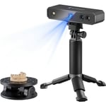 Mini Standard Scanner 3D 0.02mm haute Précision Lumière Bleue pour imprimante 3D,avec Portable Table Tournante - Revopoint