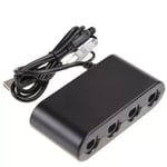 GameCube Controller Adapter For Nintendo Switch 4port to USB Wii U PC 3 In 1