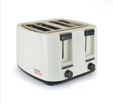 KitchenPerfected 4 Slice extra-wide slot Toaster - Cream E2115WI