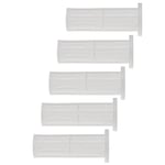 vhbw 5x Cartouche anticalcaire compatible avec Nilfisk P 150.2-10 X-tra, P 160.2-15 X-tra nettoyeur vapeur avec raccord d'eau 3/4", blanc