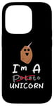 Coque pour iPhone 14 Pro Funny Potato I'm A Potato Unicorn Funny Patate Unicorn Memes