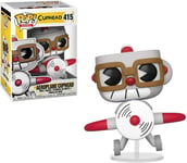 Funko 34475 POP Vinyl Games Cuphead in Aeroplane, Multi