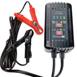 Simply BTC-4004 0.5/1Amp 12v Portable Battery Charger, 100AH - Portable, Adjustable Suitable for all vehicles