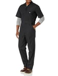 Dickies Men's Short-Sleeve Coverall, Black, XL Shorts