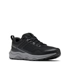 Columbia Plateau Men's Low Rise Trekking and Hiking Shoes, Black x Ti Grey Steel, 12 UK