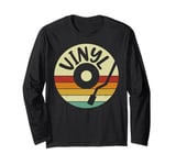 Old School Vinyl Record Player Vinyl Music Lover Novelty Long Sleeve T-Shirt