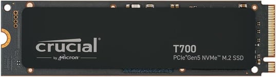 T700 SSD 1To PCIe Gen5 NVMe M.2 SSD Interne Gaming, jusqu`à 11.700Mo/s, Microsoft DirectStorage, Rétrocompatibilité PCIe 4.0, Disque Dur SSD - CT1000T700SSD3