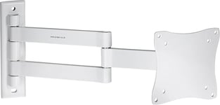 ProperAV White TV Wall Bracket for 13’’ 19’’ 22’’ 23’’ 24’’ 28’’ Tilt 70° VESA