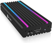 USB Type-C chassi för M.2 För M.2 NVMe SSD - RGB