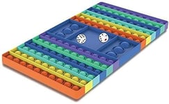 Rainbow Chess Board Toy Big Size Fidget Dice Pop Push it Bubble Sensory Games