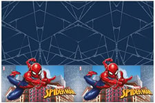 Procos 93866 Nappe en Plastique Facile à Nettoyer Motif Spiderman Crime Fighter 120 x 180 cm pour Anniversaire, fête à thème