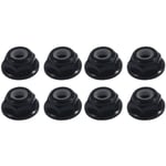 Tlily - Lot de 8 éCrous Blocage Roue en Nylon MéTallique M2 pour 1/24 rc Car Crawler Axial SCX24 AXI90081 AXI00001 AXI00002 PièCes Mise à Niveau, 3