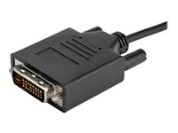 Startech.Com Usb-C To Dvi Cable - 6 Ft / 2M - 1080P - 1920X1200 - Usb-C Dvi Monitor Cable - Usb C Cable - Computer Monitor Cable (Cdp2dvimm2mb) - Usb / Dvi-Kabel - 24 Pin Usb-C (Hann) Til Dvi-D (Hann) - Thunderbolt 3 / Usb 3.1 - 2 M - 1920 X 1200 (W