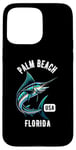 Coque pour iPhone 15 Pro Max Motif Palm Beach Floride USA Fishing