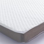 EGO HOME Surmatelas 140 x 190 cm, Hauteur 5 cm, en Mousse à mémoire de Forme, certifié Oeko-Tex, Amovible et Lavable, pour lit à sommier tapissier, Matelas, canapé-lit