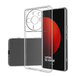 Coque transparente pour Xiaomi Mi 12S Ultra 5G, 【Non jaunissant】Coque fine, antichoc, anti-rayures, coque arrière transparente en silicone TPU souple - Transparente