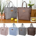 2/4PCS Large Cooler Lunch Box Insulated Tote Food Storage Picnic Bags Lunch Bag