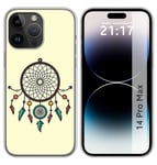 Coque Silicone Compatible Avec IPHONE 14 Pro Max (6.7) Design Dreamcatcher Dibu