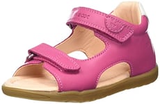 Geox Bébé Fille B Sandal Macchia Gir Premiers Pas, Fuchsia, 18 EU