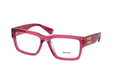 Miu Miu 0MU 02XV 15Q1O1, including lenses, SQUARE Glasses, FEMALE