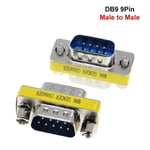 Male to Male DB9 9Pin mâle à mâle/femelle à femelle/mâle à femelle Mini adaptateur de changeur de sexe RS232 prise série Com connecteur