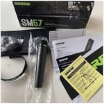 För Shure SM57 SM57-LC Cardioid Dynamisk Kabelansluten Instrumentmikrofon Svart UK