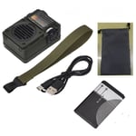 Radio Portable à ondes courtes AM/FM/SW/WB, récepteur de poche rétro, Mini Radio Rechargeable
