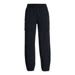 Women's Trousers Under Armour UA Rival Woven Cargo Pants in Black