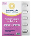 RENEW LIFE Women's Care Probiotic, 15 Billion CFU, 30 Vegetarian Capsules