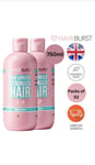 Hairbrust Hair Strength Formula Conditioner Growth Vitamins - 350ml Packs of 2