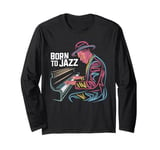 Born To Jazz Vintage Piano Music Enthusiast Long Sleeve T-Shirt