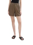 TOM TAILOR Denim Women's 1042092 Bermuda Shorts, 35365-Black Beige Stripe, XXL