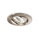 Swing 1 Light Tiltable Recessed Spotlight (3 Pack) Nickel GU10