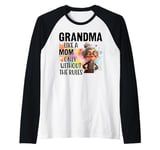 Grandma Like A Mom Only Without The Rules Raglan Baseball Tee