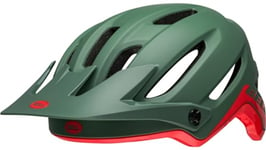 BELL 4forty MIPS Casque de vélo Adulte Unisexe, Mat/Vert foncé/Infrarouge, m