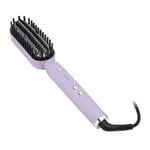 Straightener Brush Portable Hair Straightening Curling Brush Straight Curl Dual