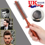 Round Ionic Hair Brush for Blow Dry Women Boar Bristles Hair Comb Styling Tool