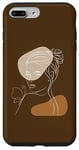 iPhone 7 Plus/8 Plus Line Art Abstract Minimalist of Women Beauty Silhouette Case