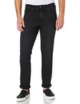 Wrangler Men's Texas Slim Jeans, Black Crow., 34W / 40L