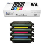 4x Toner for Canon I-Sensys LBP 710 712 Cx Cdn, 040, 040H XXL CMYK