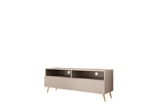 Hester TV-benk 150 cm - Sand beige & mediabenk Beige