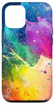 Coque pour iPhone 13 Motif abstrait Color Splash