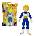 Bizak Monsterflex 64390230 Figurine Vegeta Super Saiyan Dragon Ball, Super Extensible et élastique, 25 cm, 12 à Collectionner, pour Adultes, Fans et Enfants à partir de 4 Ans