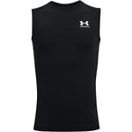 Under Armour Heat Gear Armour Treningsgenser Barn - Svart - str. 164 - 176