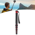 Extendable Monopod 6 Sections Aluminum Alloy Camera Monopod For Sports Camera