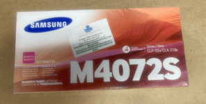 Samsung M4072S Magenta Toner Printer Cartridge Genuine Original Red CLT-M4072S