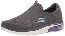 Skechers Femme Go Walk Air 2.0 Sky Motion Basket, Garniture Textile Anthracite, 40 EU